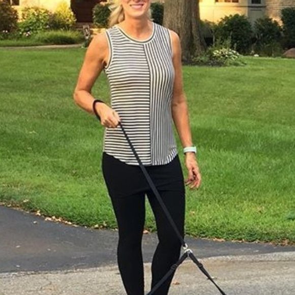 CAbi London Tank #3417 Gray Striped Top Sz Small - Picture 6 of 9